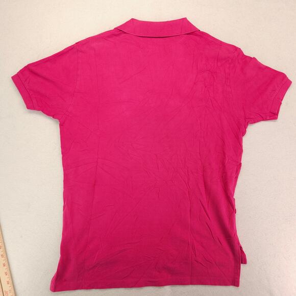 Polo by Ralph Lauren Collared Short Sleeve Polo Shirt Mens Size Large L Pink - Picture 9 of 9